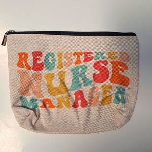 Registered Nurse Manager canvas style bag- New in package
